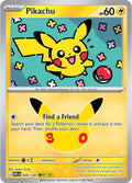 Pikachu 029/128 Holofoil - 30th Celebration Pokemon card