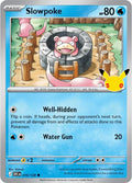 Slowpoke 016/128 Holofoil - 30th Celebration Pokemon card