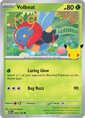 Volbeat 003/128 Holofoil - 30th Celebration Pokemon card