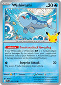 Wishiwashi 022/128 Holofoil - 30th Celebration Pokemon card