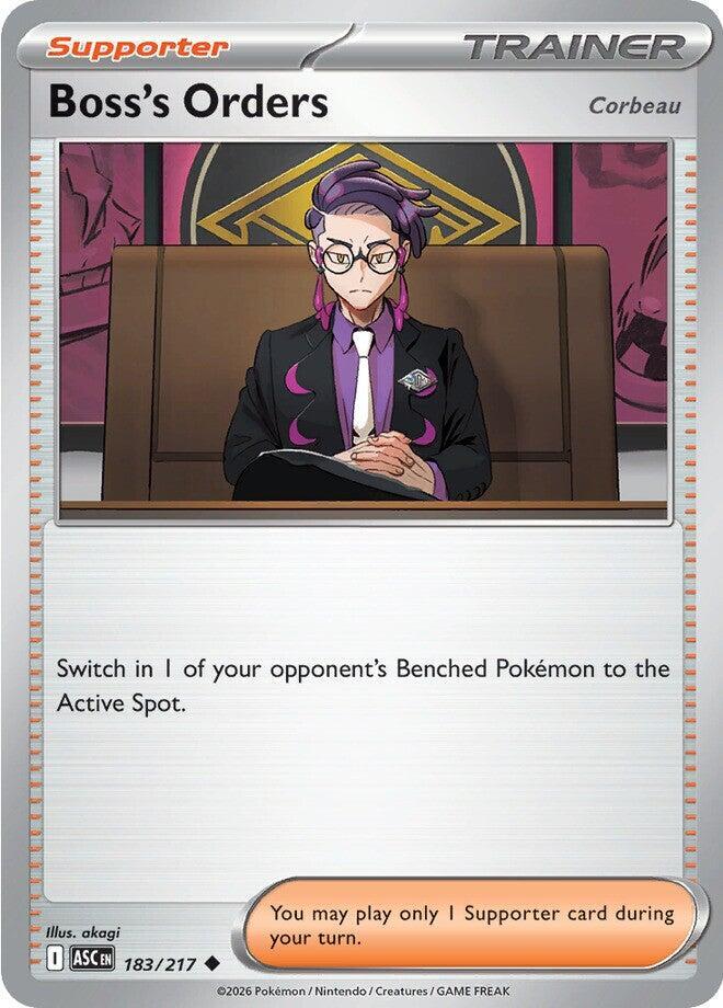 Pokemon - Ascended Heroes - Boss's Orders [Corbeau] - 183/217 - Normal