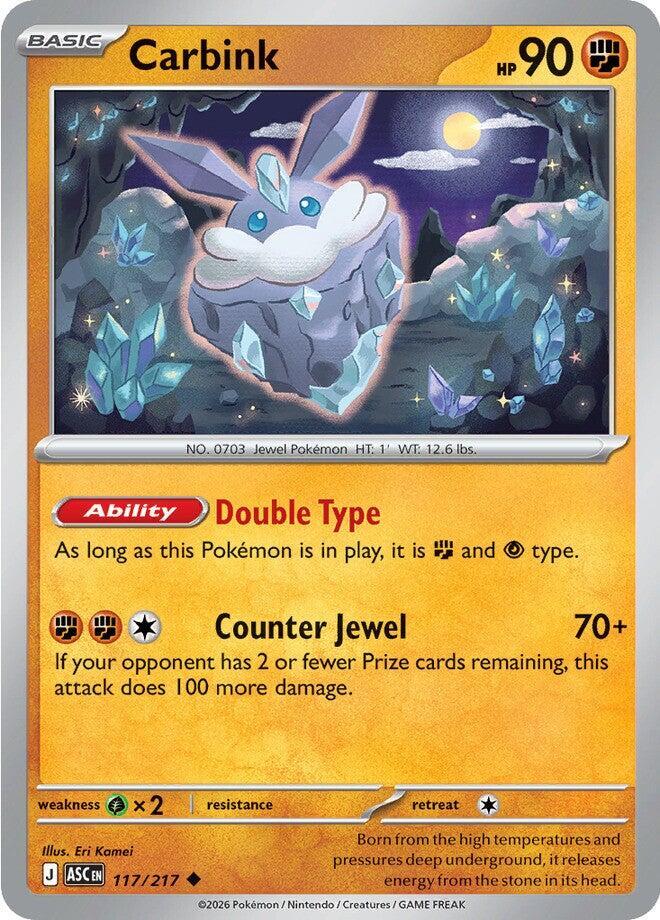 Carbink 117/217 — Ascended Heroes Pokémon card