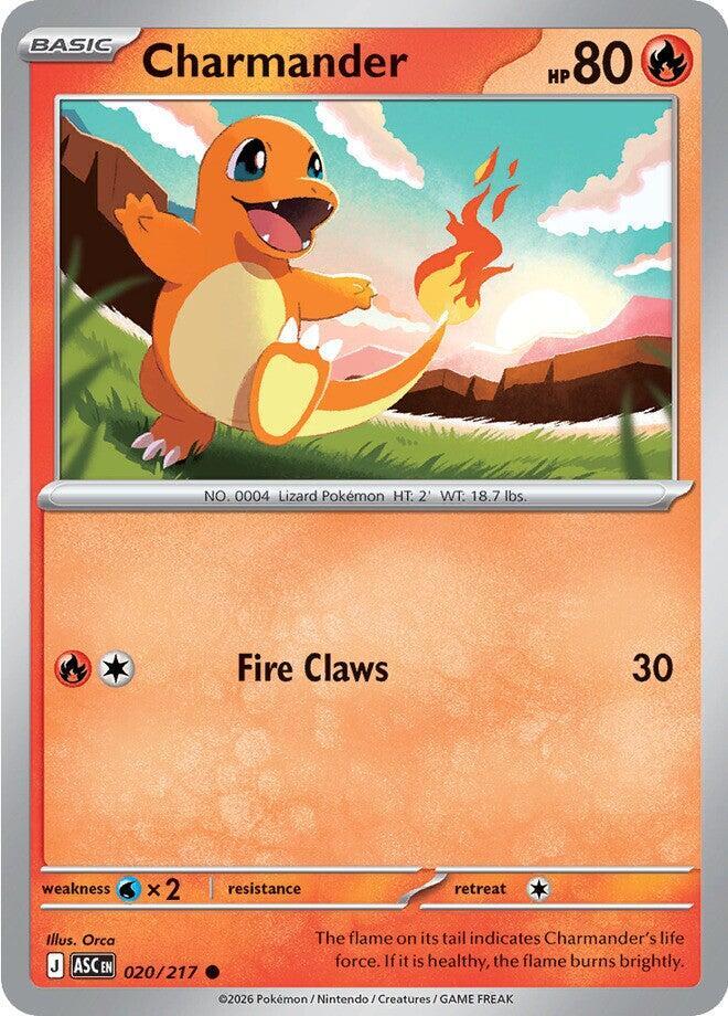 Pokemon - Ascended Heroes - Charmander - 020/217 - Energy Symbol Pattern