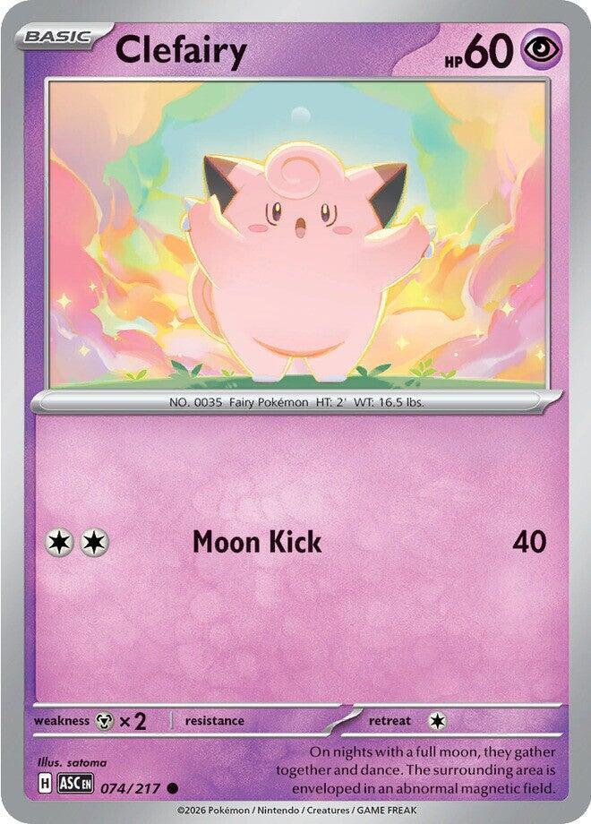 Pokemon - Ascended Heroes - Clefairy - 074/217 - Normal