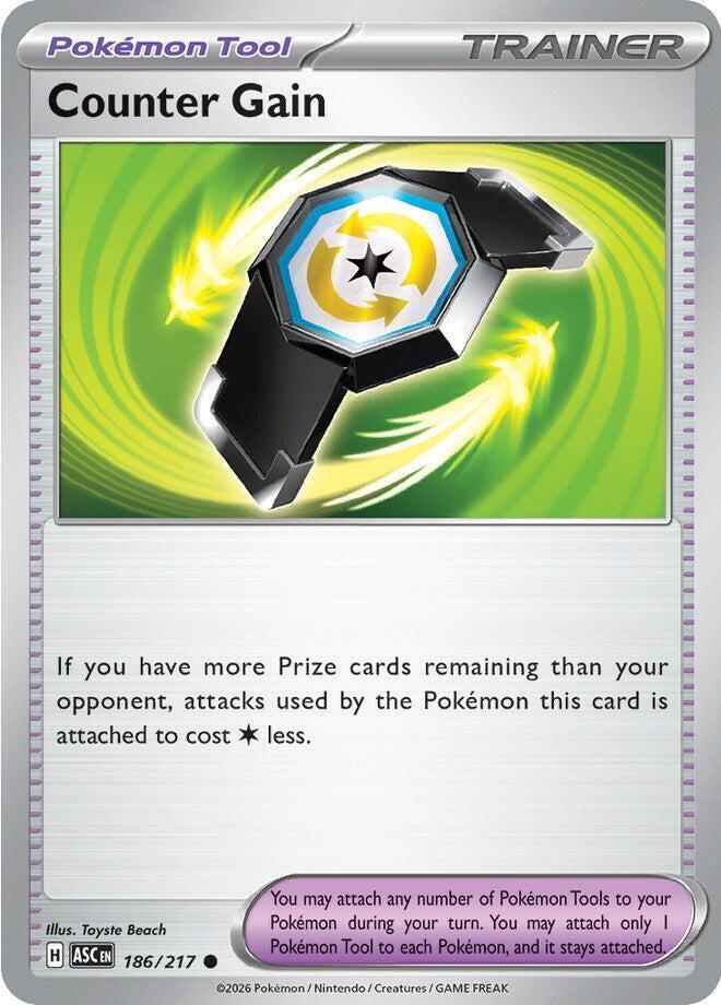 Pokemon - Ascended Heroes - Counter Gain - 186/217 - Normal