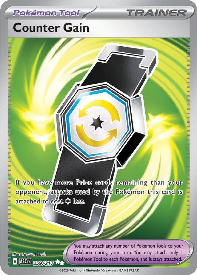 Counter Gain 259/217 Holofoil, Ascended Heroes Pokémon card