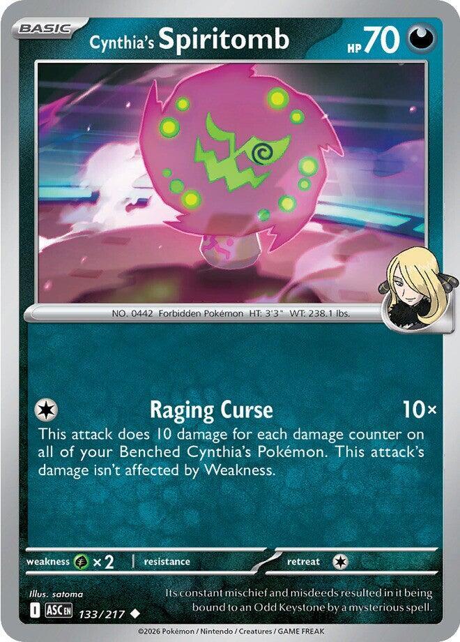 Pokemon - Ascended Heroes - Cynthia's Spiritomb - 133/217 - Poke Ball