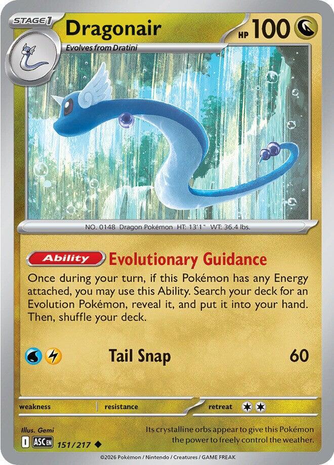 Dragonair 151/217 Energy Symbol Pattern — Ascended Heroes Pokémon card
