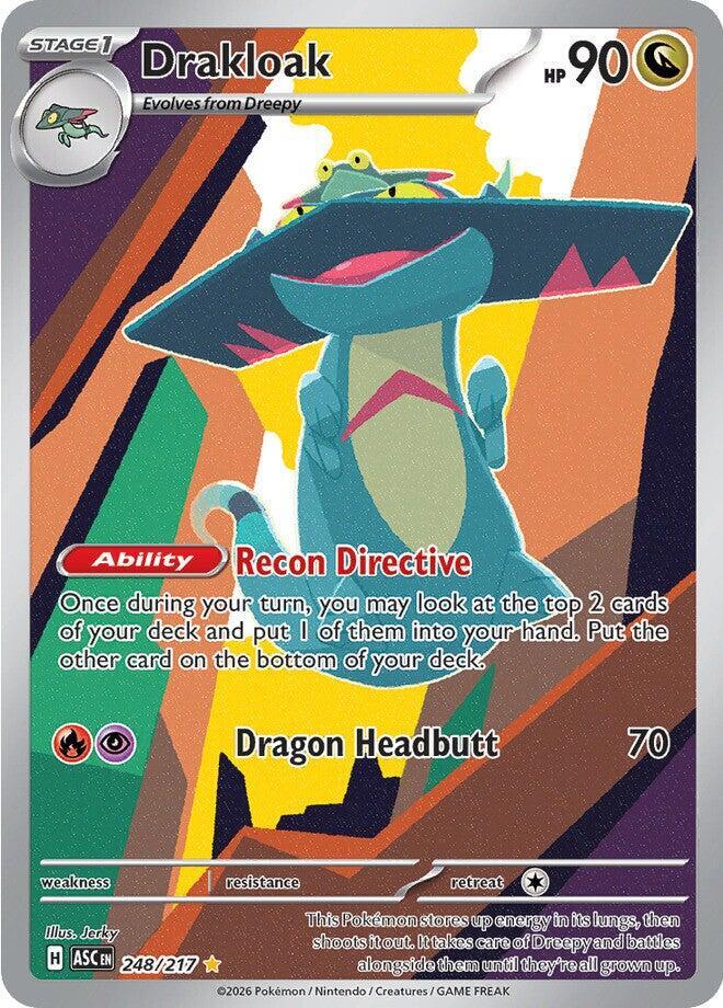 Drakloak 248/217 Holofoil, Ascended Heroes Pokémon card