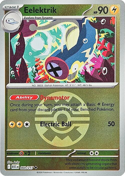 Pokemon - Ascended Heroes - Eelektrik - 060/217 - Quick Ball