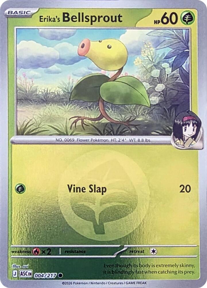 Pokemon - Ascended Heroes - Erika's Bellsprout - 004/217 - Energy Symbol Pattern
