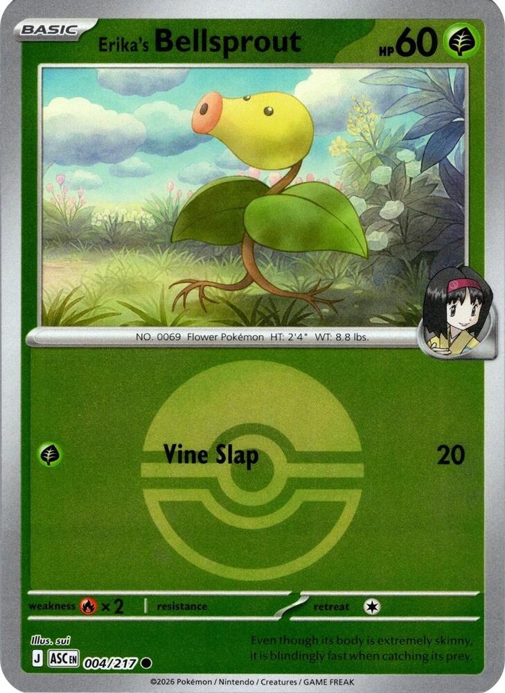 Pokemon - Ascended Heroes - Erika's Bellsprout - 004/217 - Poke Ball