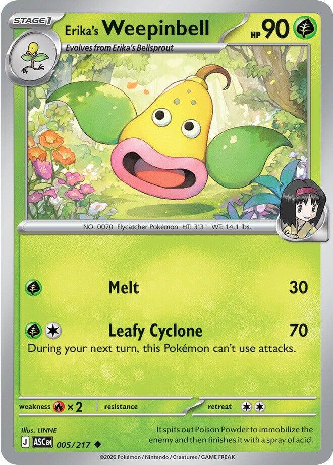 Pokemon - Ascended Heroes - Erika's Weepinbell - 005/217 - Normal
