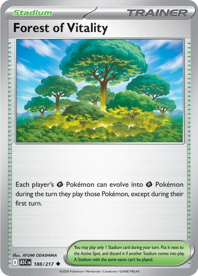 Forest of Vitality 188/217, Ascended Heroes Pokémon card