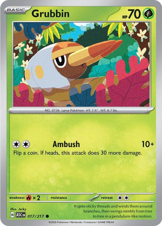 Pokemon - Ascended Heroes - Grubbin - 017/217 - Normal