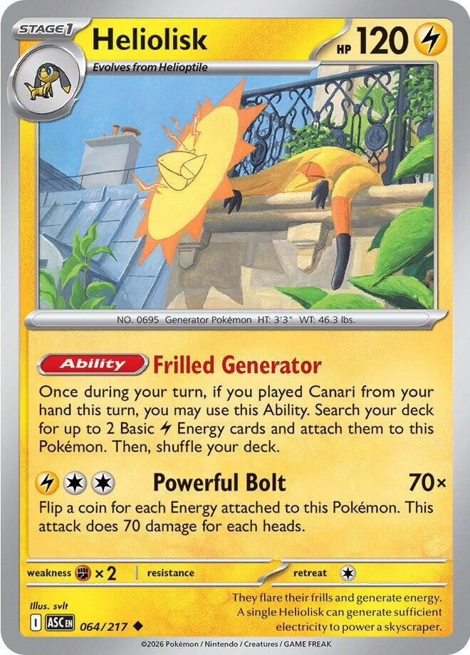 Pokemon - Ascended Heroes - Heliolisk - 064/217 - Normal
