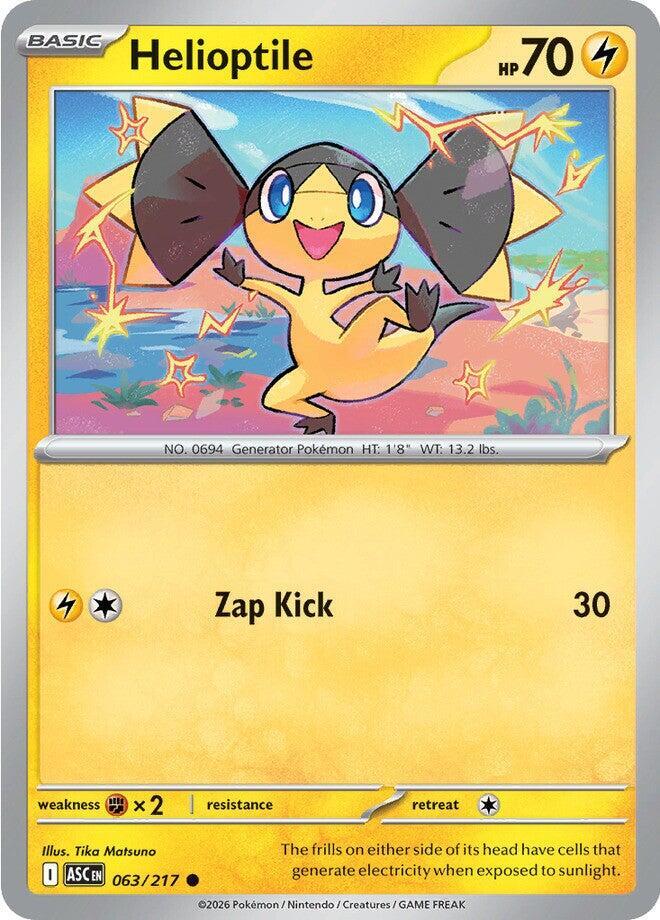 Pokemon - Ascended Heroes - Helioptile - 063/217 - Quick Ball
