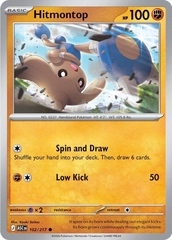Pokemon - Ascended Heroes - Hitmontop - 102/217 - Normal
