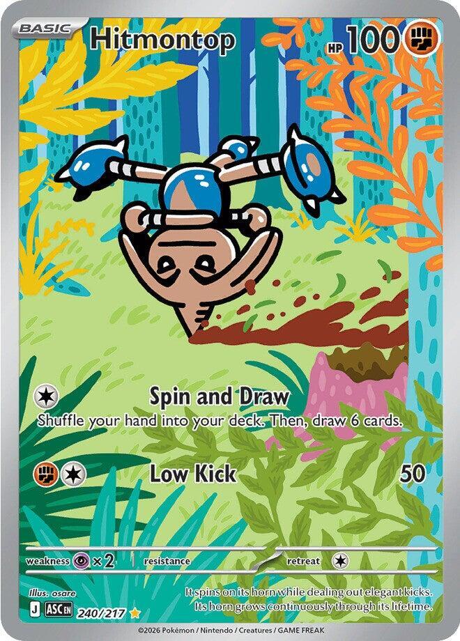 Hitmontop 240/217 Holofoil — Ascended Heroes Pokémon card