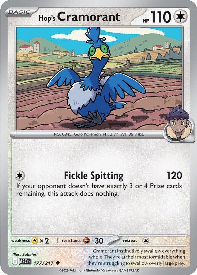 Hop's Cramorant 177/217 — Ascended Heroes Pokémon card