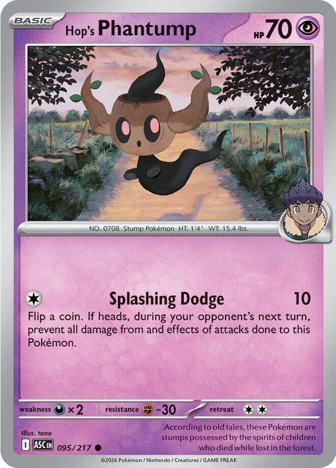 Pokemon - Ascended Heroes - Hop's Phantump - 095/217 - Normal