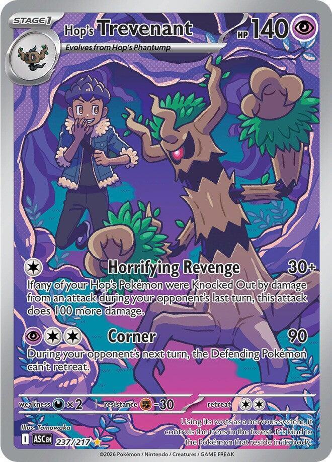 Hop's Trevenant 237/217 Holofoil, Ascended Heroes Pokémon card