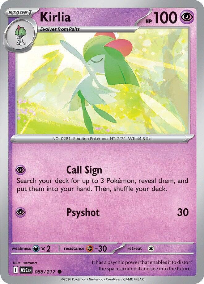 Pokemon - Ascended Heroes - Kirlia - 088/217 - Normal