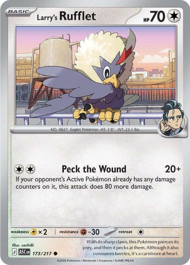 Larry's Rufflet 173/217 — Ascended Heroes Pokémon card