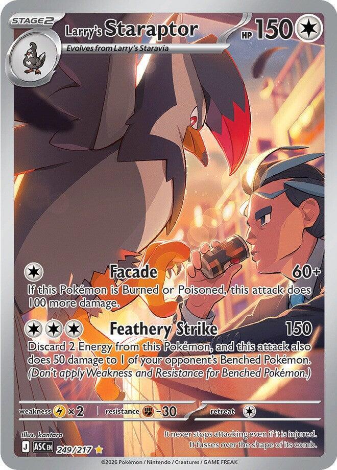 Larry's Staraptor 249/217 Holofoil, Ascended Heroes Pokémon card