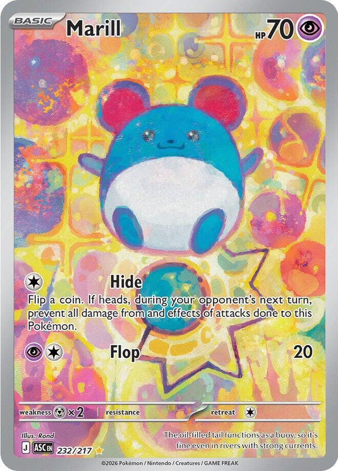 Pokemon - Ascended Heroes - Marill - 232/217 - Holofoil