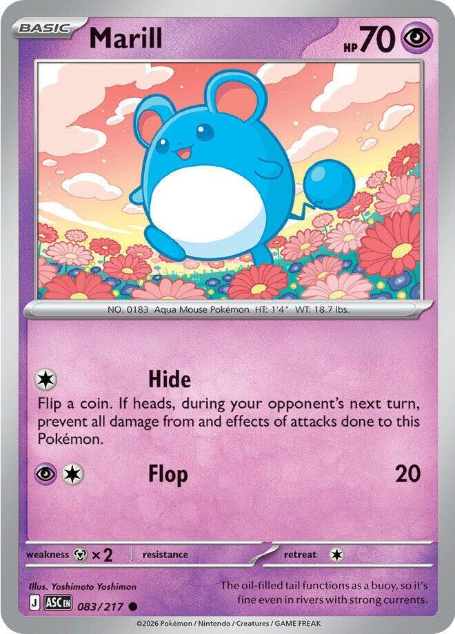 Pokemon - Ascended Heroes - Marill - 083/217 - Normal