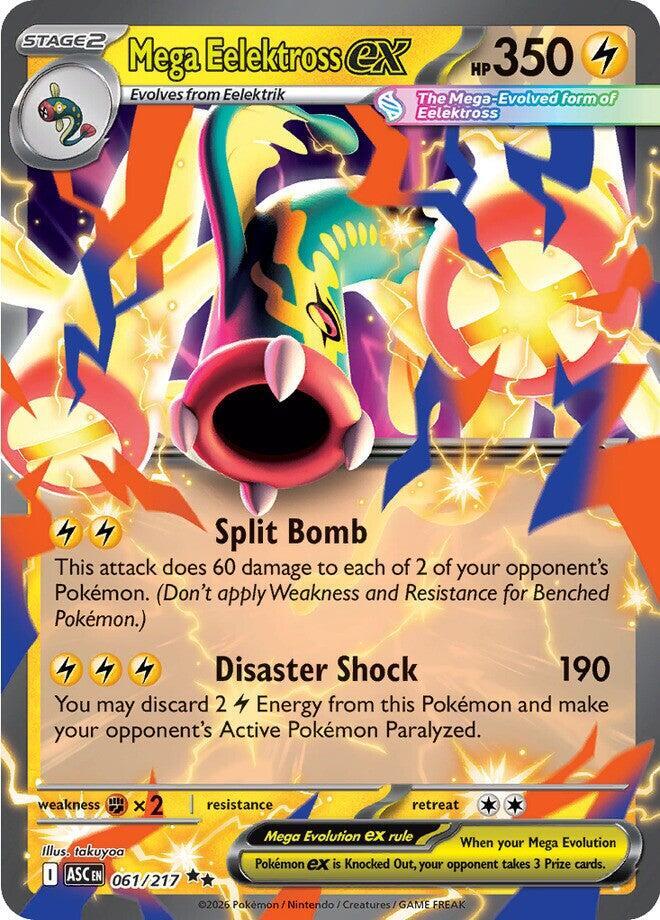 Pokemon - Ascended Heroes - Mega Eelektross ex - 061/217 - Holofoil