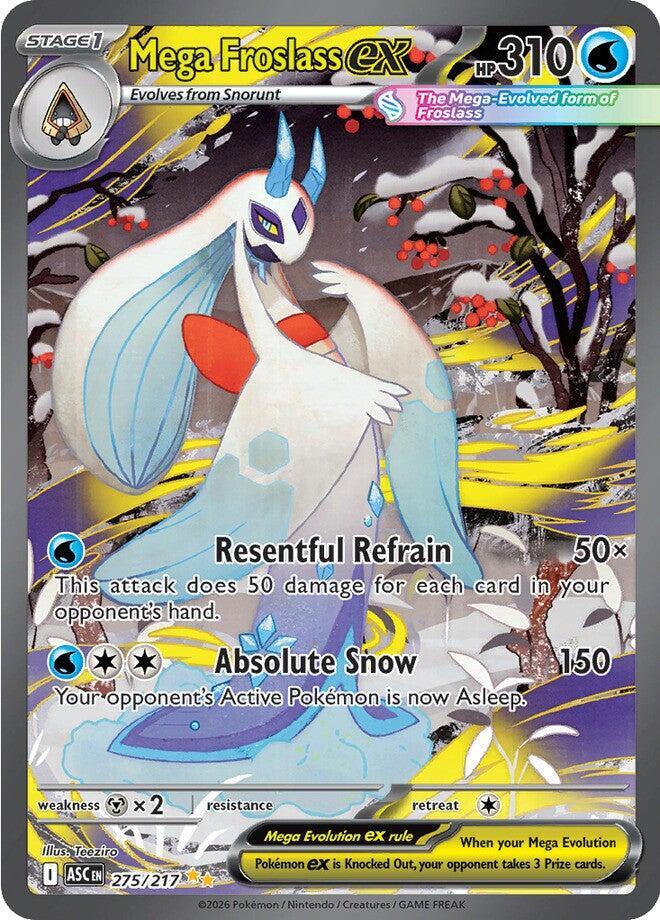 Mega Froslass ex 275/217 Holofoil, Ascended Heroes Pokémon card
