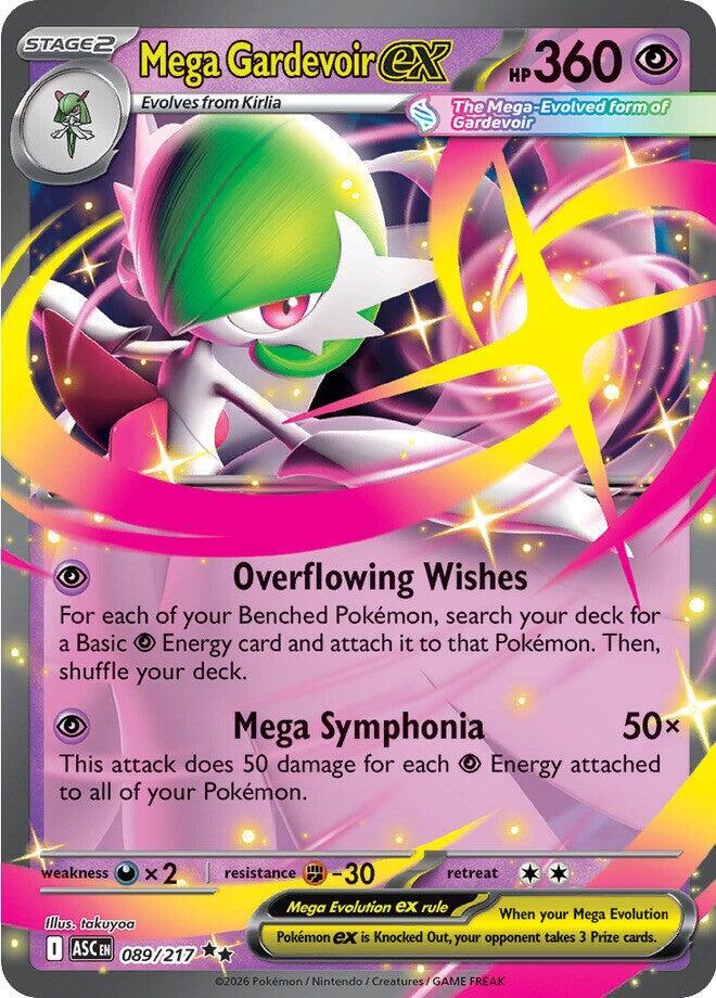 Pokemon - Ascended Heroes - Mega Gardevoir ex - 089/217 - Holofoil