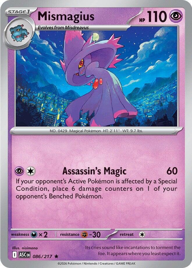 Pokemon - Ascended Heroes - Mismagius - 086/217 - Energy Symbol Pattern