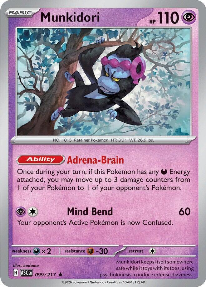 Munkidori 099/217 Energy Symbol Pattern — Ascended Heroes Pokémon card