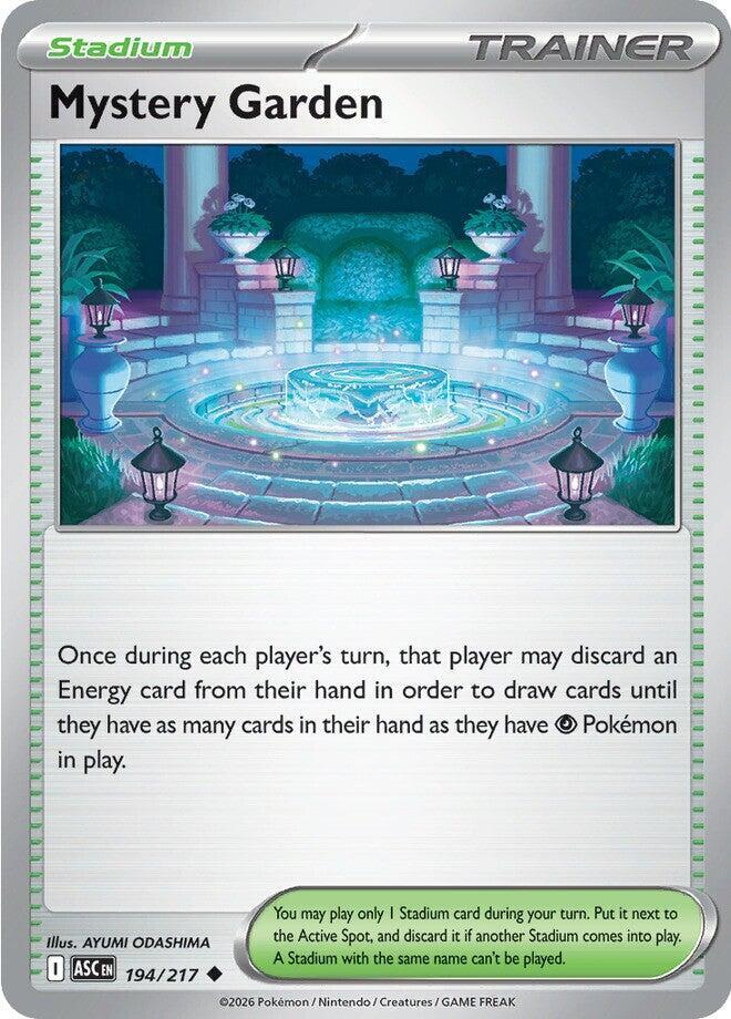 Mystery Garden 194/217 Reverse Holofoil, Ascended Heroes Pokémon card