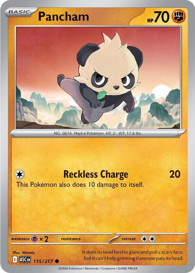 Pokemon - Ascended Heroes - Pancham - 115/217 - Love Ball