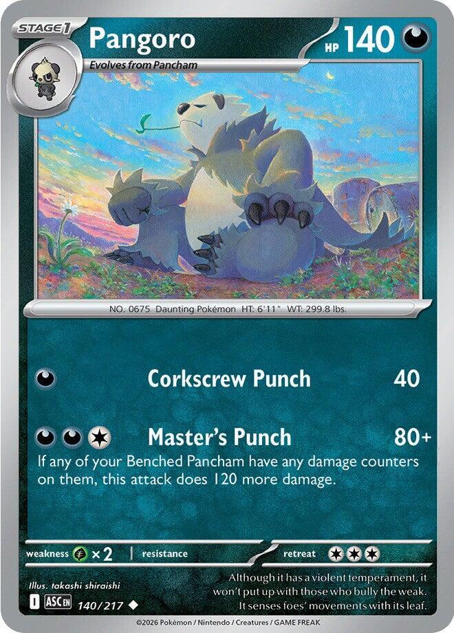 Pokemon - Ascended Heroes - Pangoro - 140/217 - Normal