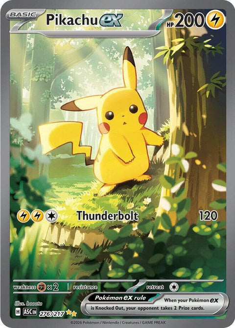 Pokemon - Ascended Heroes - Pikachu ex - 276/217 - Holofoil