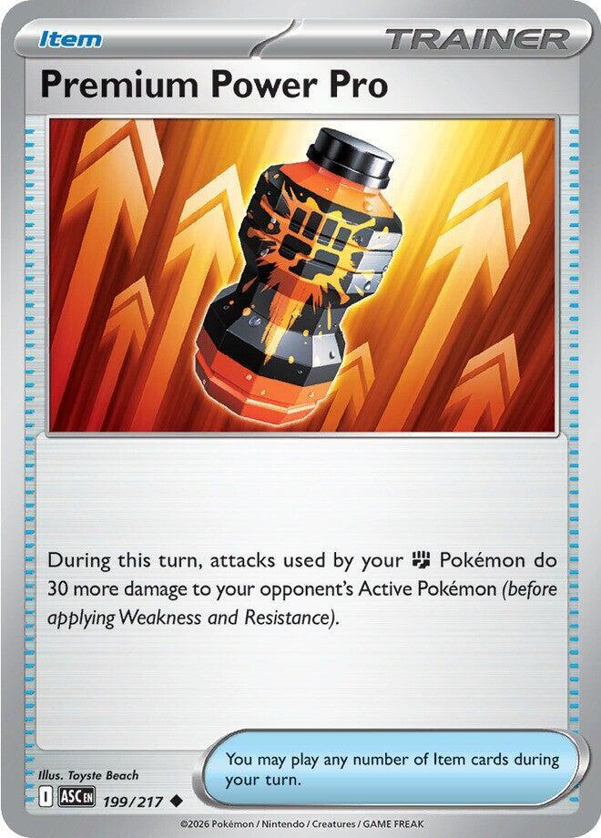 Premium Power Pro 199/217 Reverse Holofoil, Ascended Heroes Pokémon card