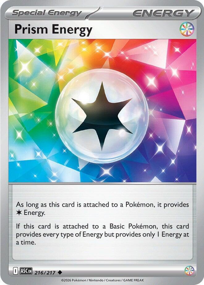 Prism Energy 216/217 Reverse Holofoil, Ascended Heroes Pokémon card