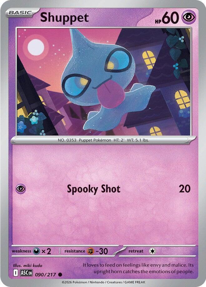 Shuppet 090/217 — Ascended Heroes Pokémon card