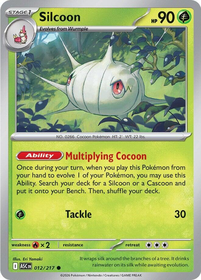 Pokemon - Ascended Heroes - Silcoon - 012/217 - Love Ball