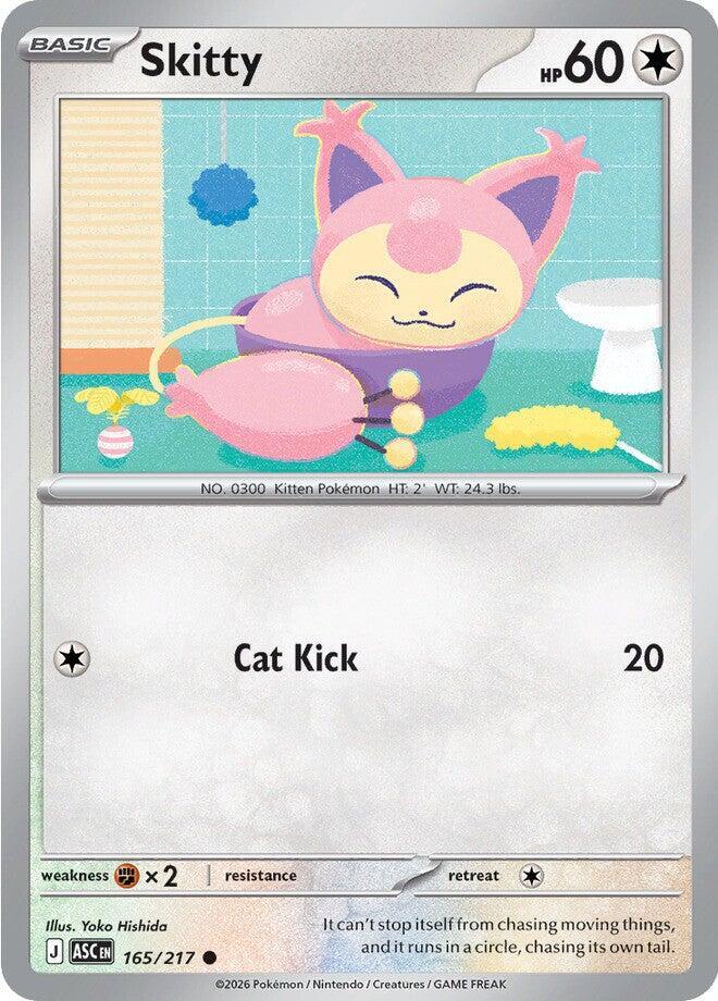 Skitty 165/217 — Ascended Heroes Pokémon card