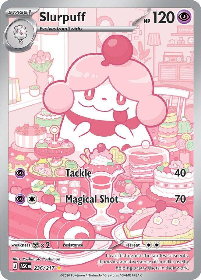 Slurpuff 236/217 Holofoil, Ascended Heroes Pokémon card