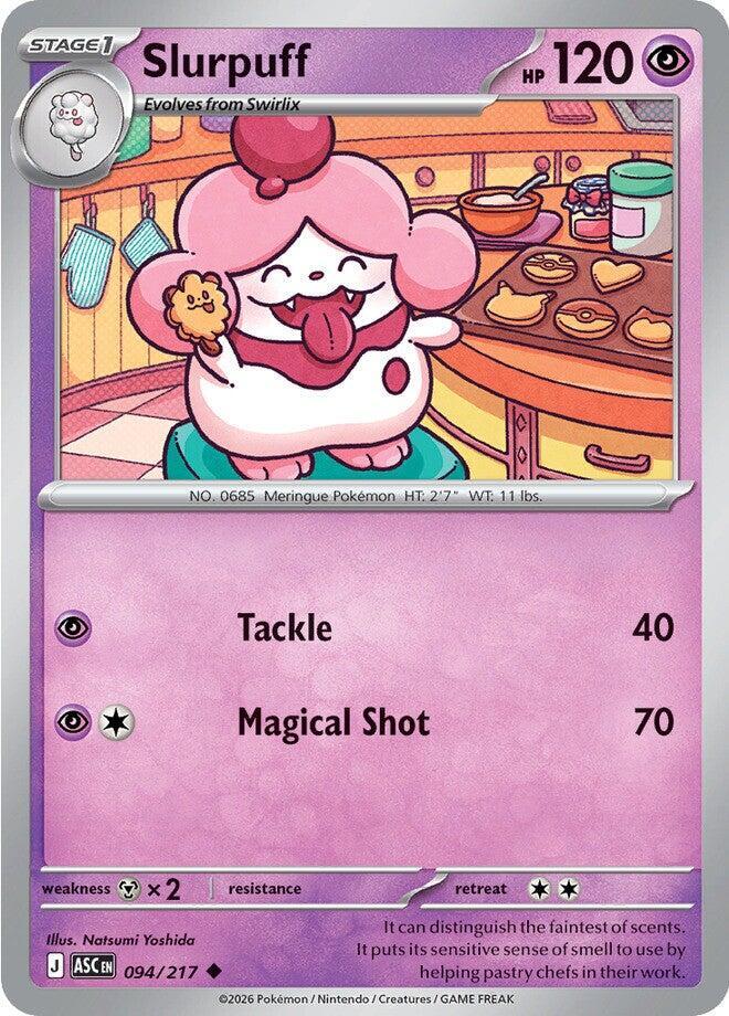 Slurpuff 094/217 Energy Symbol Pattern — Ascended Heroes Pokémon card