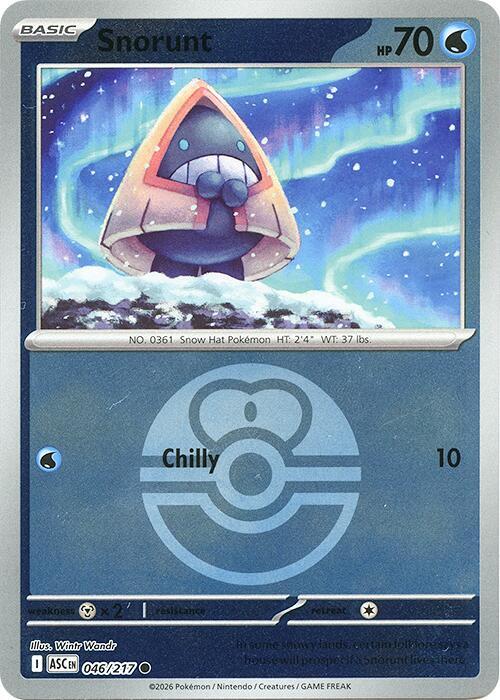 Pokemon - Ascended Heroes - Snorunt - 046/217 - Love Ball