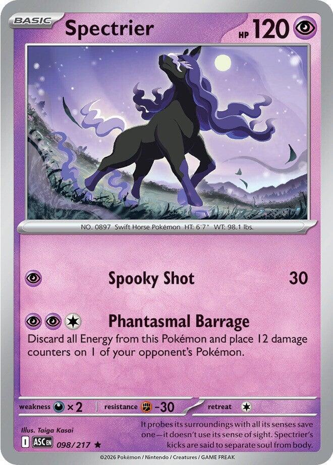 Spectrier 098/217 Dusk Ball — Ascended Heroes Pokémon card