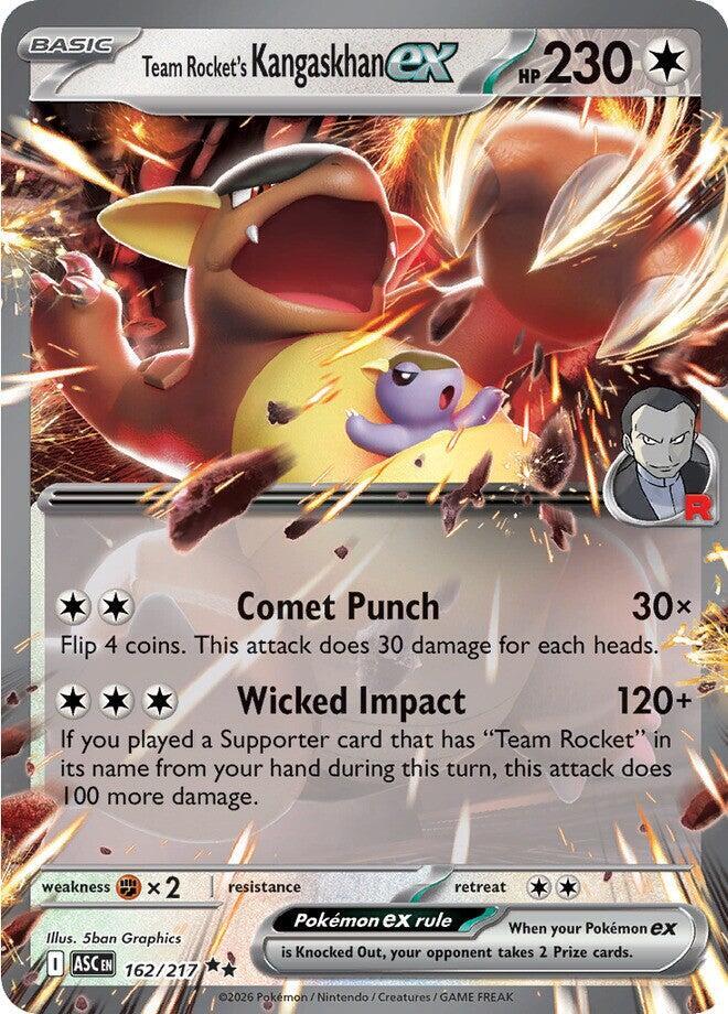 Pokemon - Ascended Heroes - Team Rocket's Kangaskhan ex - 162/217 - Holofoil